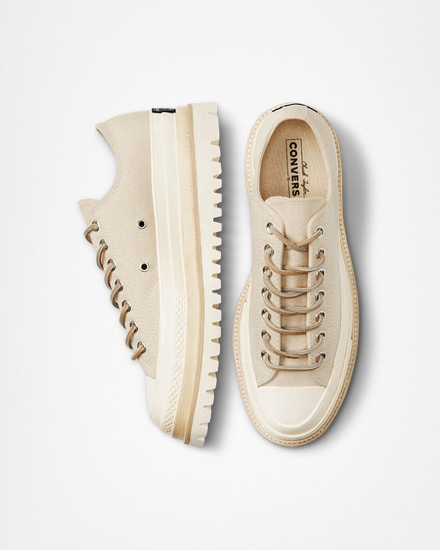 Topanky Na Platforme Converse Chuck 70 LTD Lugged Nizke Panske Béžové | SK MEK5R8